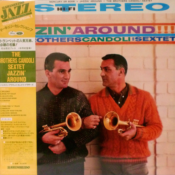 The Brothers Candoli: Sextet - Jazzin' Around!!! (Vinyl, LP, Album, Reissue, Stereo) Near Mint (NM or M-) / Near Mint (NM or M-)
