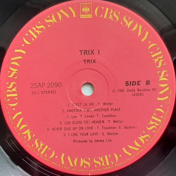 Trix (2) - Sensation (Vinyl, LP, Album) Very Good Plus (VG+) / Very Good (VG)