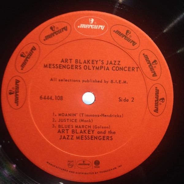 Art Blakey & The Jazz Messengers - Olympia Concert (Vinyl, LP, Albu...