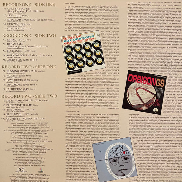 Roy Orbison - The All-Time Greatest Hits Of Roy Orbison (2xVinyl, LP, Compilation, Limited Edition, Numbered, Reissue, Remastered) Mint (M) / Mint (M)