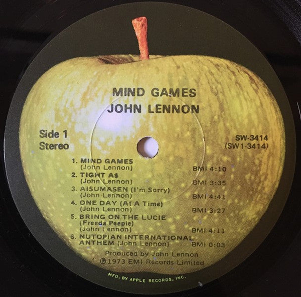 John Lennon - Mind Games (Vinyl, LP, Album) Very Good (VG) / Poor (P)