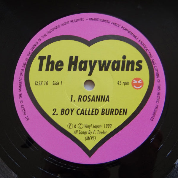 The Haywains - Rosanna (Vinyl, 12", 45 RPM, EP, Single) Very Good (VG) / Very Good (VG)