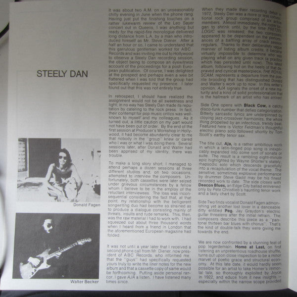 Steely Dan - Aja (Vinyl, LP, Album, Reissue, Stereo)