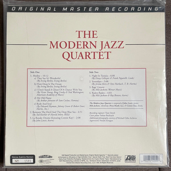 The Modern Jazz Quartet - The Modern Jazz Quartet (Vinyl, LP, Album, Limited Edition, Numbered, Reissue, Remastered, Special Edition, Stereo) Very Good Plus (VG+) / Very Good Plus (VG+)