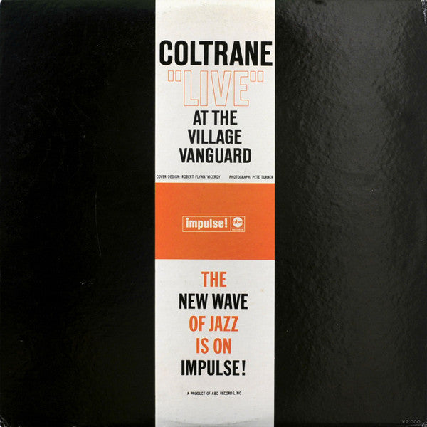 John Coltrane - "Live" At The Village Vanguard (Vinyl, LP, Album, Stereo) Very Good (VG) / Very Good Plus (VG+)