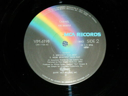 Joe Sample - Carmel (Vinyl, LP, Album, Reissue)