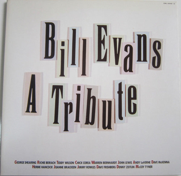 Various - Bill Evans ~ A Tribute (Vinyl, LP, Album)