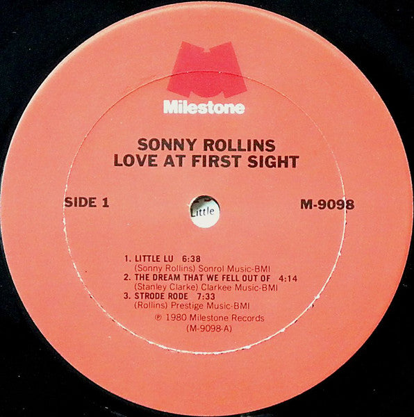 Sonny Rollins - Love At First Sight (Vinyl, LP, Album) Very Good Plus (VG+) / Very Good Plus (VG+)
