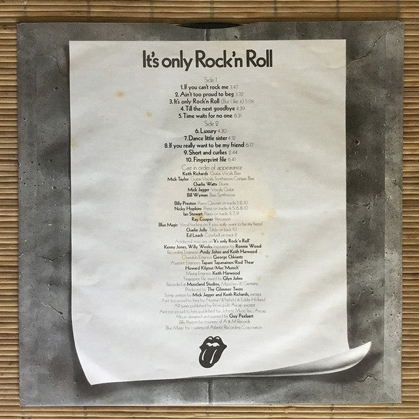 The Rolling Stones - It's Only Rock 'N Roll (Vinyl, LP, Album)