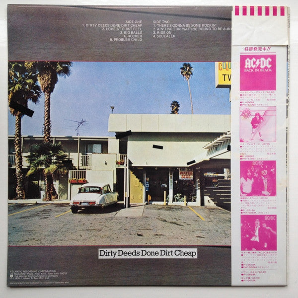 AC/DC - Dirty Deeds Done Dirt Cheap (Vinyl, LP, Album, Reissue, Stereo) Near Mint (NM or M-) / Near Mint (NM or M-)
