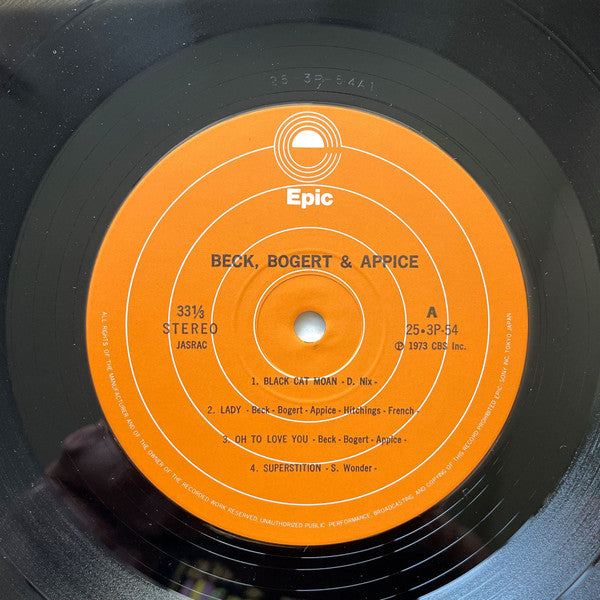 Beck, Bogert & Appice - Beck, Bogert & Appice (Vinyl, LP, Album, Re...