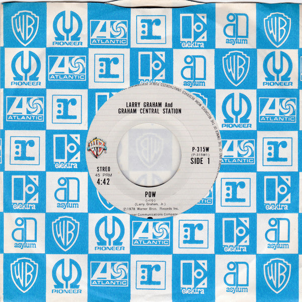 Graham Central Station - Pow (Vinyl, 7", 45 RPM, Single) Very Good (VG) / Very Good Plus (VG+)