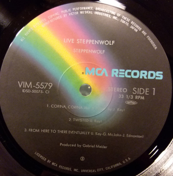 Steppenwolf - Live (2xVinyl, LP, Album, Reissue) Very Good Plus (VG+) / Good Plus (G+)