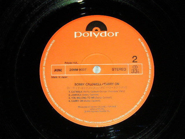 Bobby Caldwell - Carry On (Vinyl, LP, Album, Stereo)
