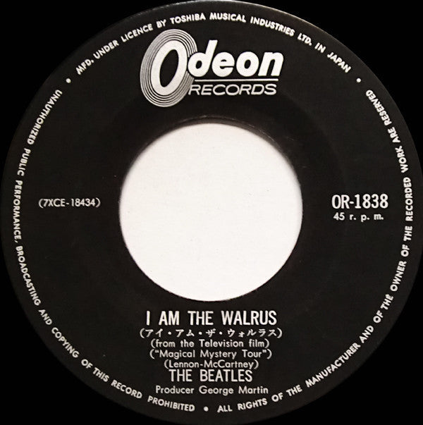 The Beatles - ハロー・グッドバイ= Hello Goodbye / アイ・アム・ザ・ウォルラス = I Am The W...