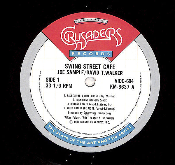 Joe Sample - Swing Street Cafe (Vinyl, LP, Album, Reissue) Very Good (VG) / Very Good Plus (VG+)