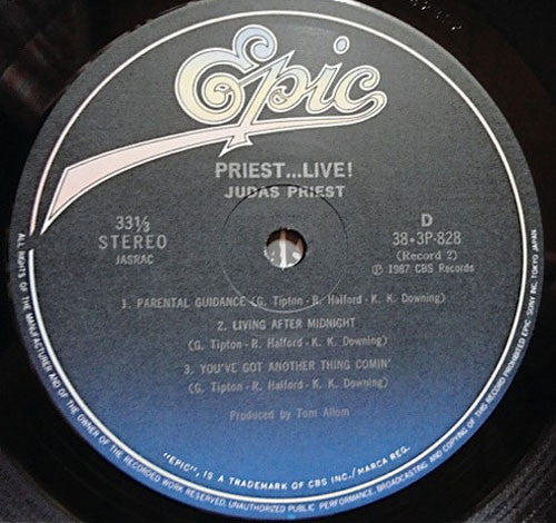 Judas Priest - Priest... Live! (2xVinyl, LP, Album) Near Mint (NM or M-) / Near Mint (NM or M-)