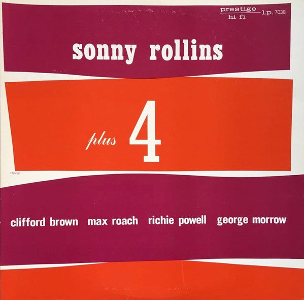 Sonny Rollins - Plus 4 (Vinyl, LP, Album, Mono, Reissue)