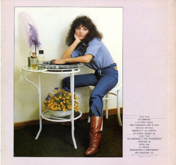 Marcella Bella - Io Domani (Vinyl, LP, Compilation) Good Plus (G+) / Very Good (VG)