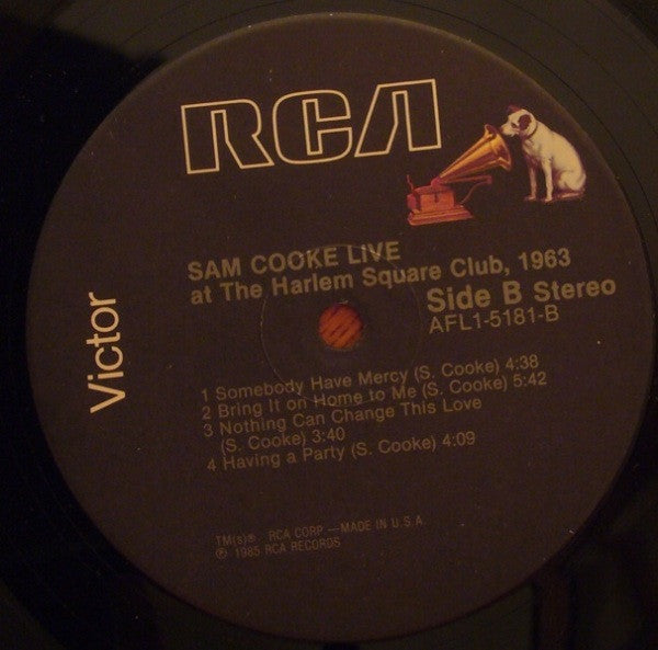 Sam Cooke - Live At The Harlem Square Club, 1963 (Vinyl, LP, Album, Stereo) Mint (M) / Mint (M)