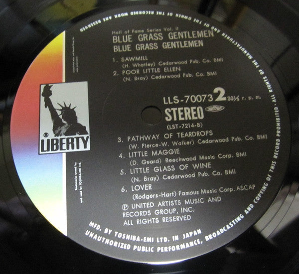 The Bluegrass Gentlemen - The Blue Grass Gentlemen (Vinyl, LP, Album, Reissue) Very Good Plus (VG+) / Very Good (VG)