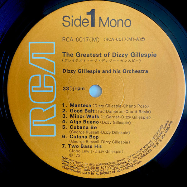 Dizzy Gillespie - The Greatest Of Dizzy Gillespie (Vinyl, LP, Compi...