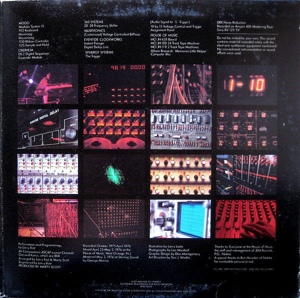 Synergy (3) - Sequencer (Vinyl, LP, Album) Very Good (VG) / Very Good (VG)