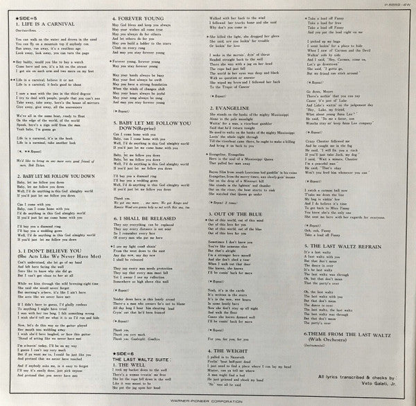 The Band - The Last Waltz (Vinyl, LP, Album)