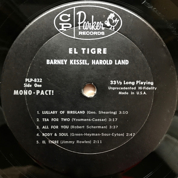 Barney Kessel - El Tigre (Vinyl, LP, Album, Reissue, Mono) Very Good (VG) / Very Good (VG)