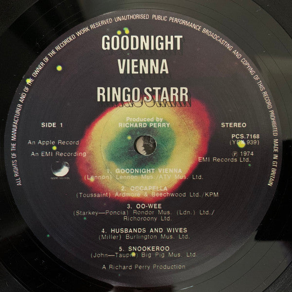 Ringo Starr - Goodnight Vienna (Vinyl, LP, Album, Stereo)