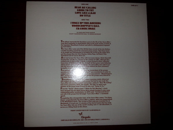 Ten Years After - Goin' Home! (Vinyl, LP, Compilation) Very Good Plus (VG+) / Very Good (VG)