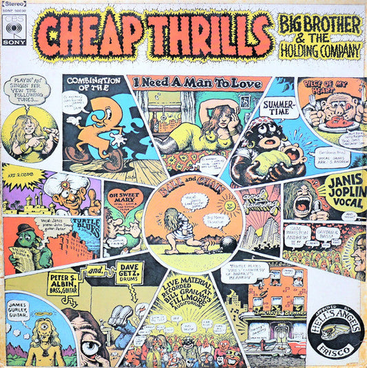Big Brother & The Holding Company - Cheap Thrills (Vinyl, LP, Album, Stereo) Very Good (VG) / Very Good (VG)