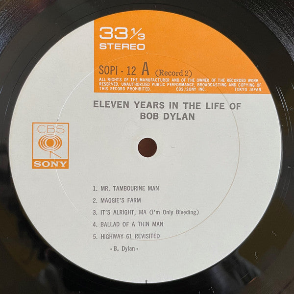 Bob Dylan - Eleven Years In The Life Of Bob Dylan (3xVinyl, LP, Compilation, Stereo) Very Good Plus (VG+) / Very Good Plus (VG+)