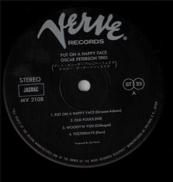 The Oscar Peterson Trio - Put On A Happy Face (Vinyl, LP, Album, Re...