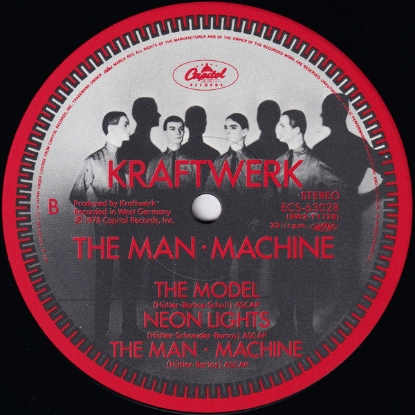 Kraftwerk - The Man Machine (Vinyl, LP, Album, Reissue, Stereo)