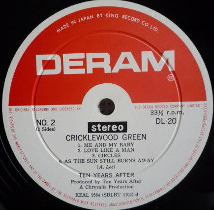 Ten Years After - Cricklewood Green (Vinyl, LP, Album, Stereo)