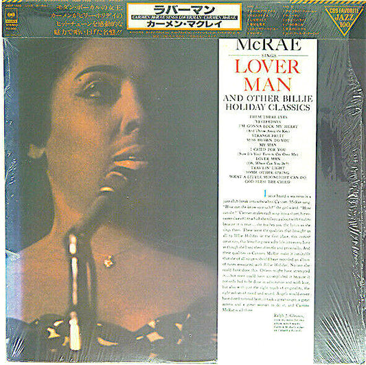 Carmen McRae - Sings Lover Man And Other Billie Holiday Classics (Vinyl, LP, Album, Stereo) Very Good Plus (VG+) / Very Good Plus (VG+)