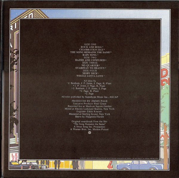 Led Zeppelin - The Soundtrack From The Film The Song Remains The Same (2xVinyl, LP, Album, Limited Edition, Reissue) Very Good (VG) / Good Plus (G+)