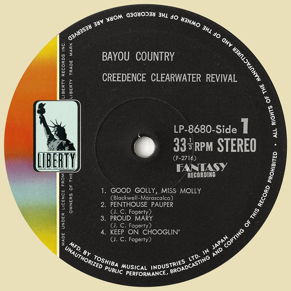 Creedence Clearwater Revival - Bayou Country (Vinyl, LP, Album, Ste...
