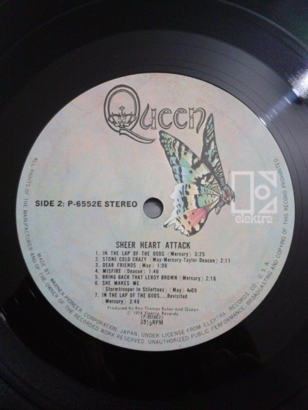 Queen - Sheer Heart Attack (Vinyl, LP, Album, Reissue) Near Mint (NM or M-) / Very Good Plus (VG+)