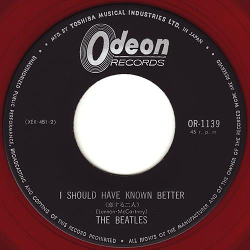 The Beatles - 恋する二人 = I Should Have Known Better / ぼくが泣く = I'll Cry...