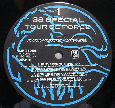 38 Special (2) - Tour De Force (Vinyl, LP, Album)
