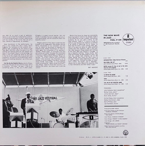 John Coltrane - New Thing At Newport (Vinyl, LP, Album, Reissue, Stereo) Very Good Plus (VG+) / Very Good Plus (VG+)