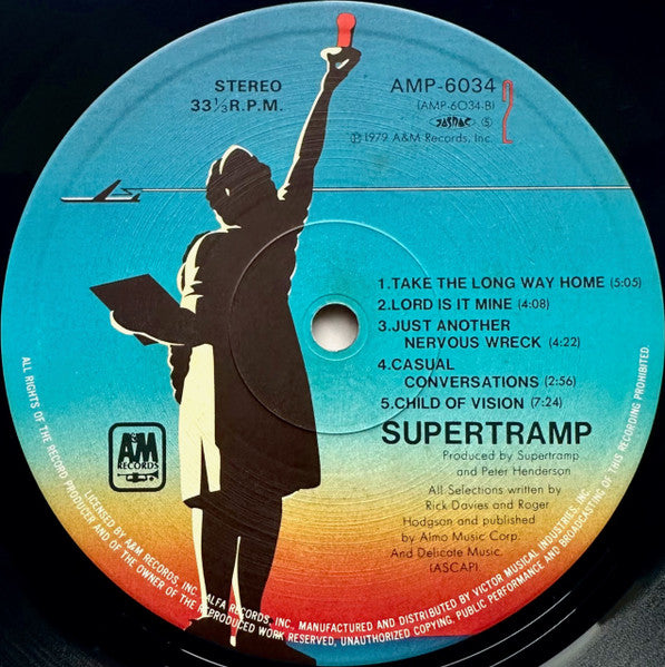 Supertramp - Breakfast In America (Vinyl, LP, Album, Stereo)