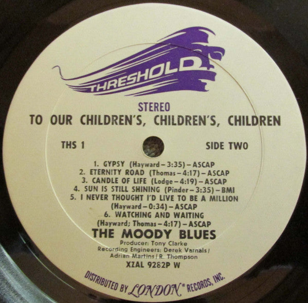 The Moody Blues - To Our Children's Children's Children (Vinyl, LP, Album, Repress) Very Good Plus (VG+) / Very Good (VG)
