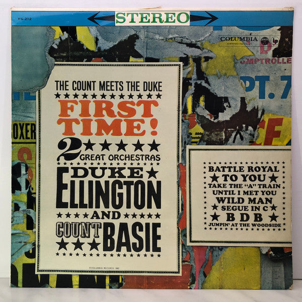 Duke Ellington - First Time! (The Count Meets The Duke) (Vinyl, LP, Album, Stereo) Very Good (VG) / Very Good Plus (VG+)