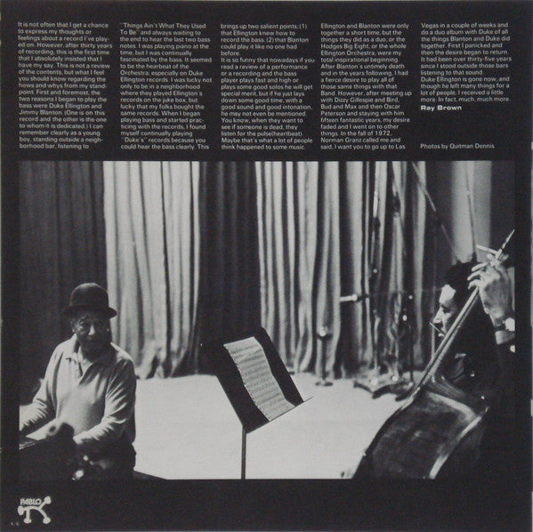 Duke Ellington - This One's For Blanton! (Vinyl, LP, Album, Stereo)