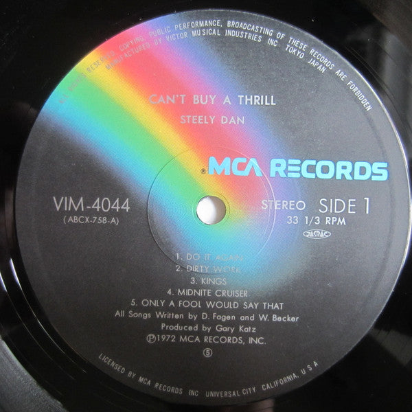 Steely Dan - Can't Buy A Thrill (Vinyl, LP, Album, Reissue, Stereo) Very Good (VG) / Very Good Plus (VG+)