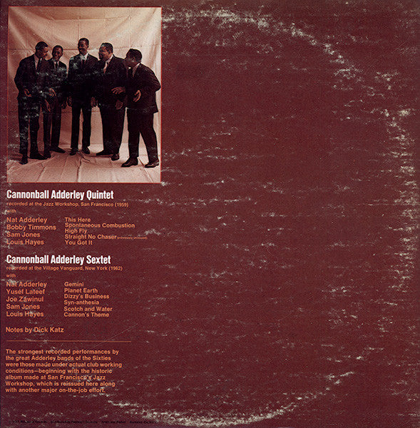 Cannonball Adderley - Coast To Coast (2xVinyl, LP, Compilation) Very Good (VG) / Very Good (VG)
