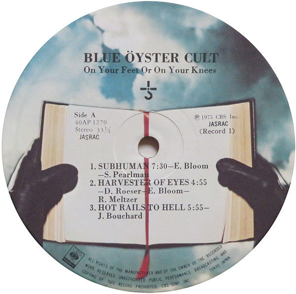 Blue Öyster Cult - On Your Feet Or On Your Knees (2xVinyl, LP, Album, Reissue) Very Good Plus (VG+) / Very Good Plus (VG+)